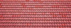 Red tiles roof background